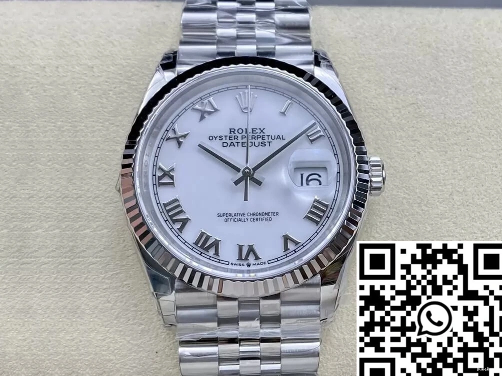 Dial 36MM Datejust VS White M126234-0025 Factory Rolex 0129